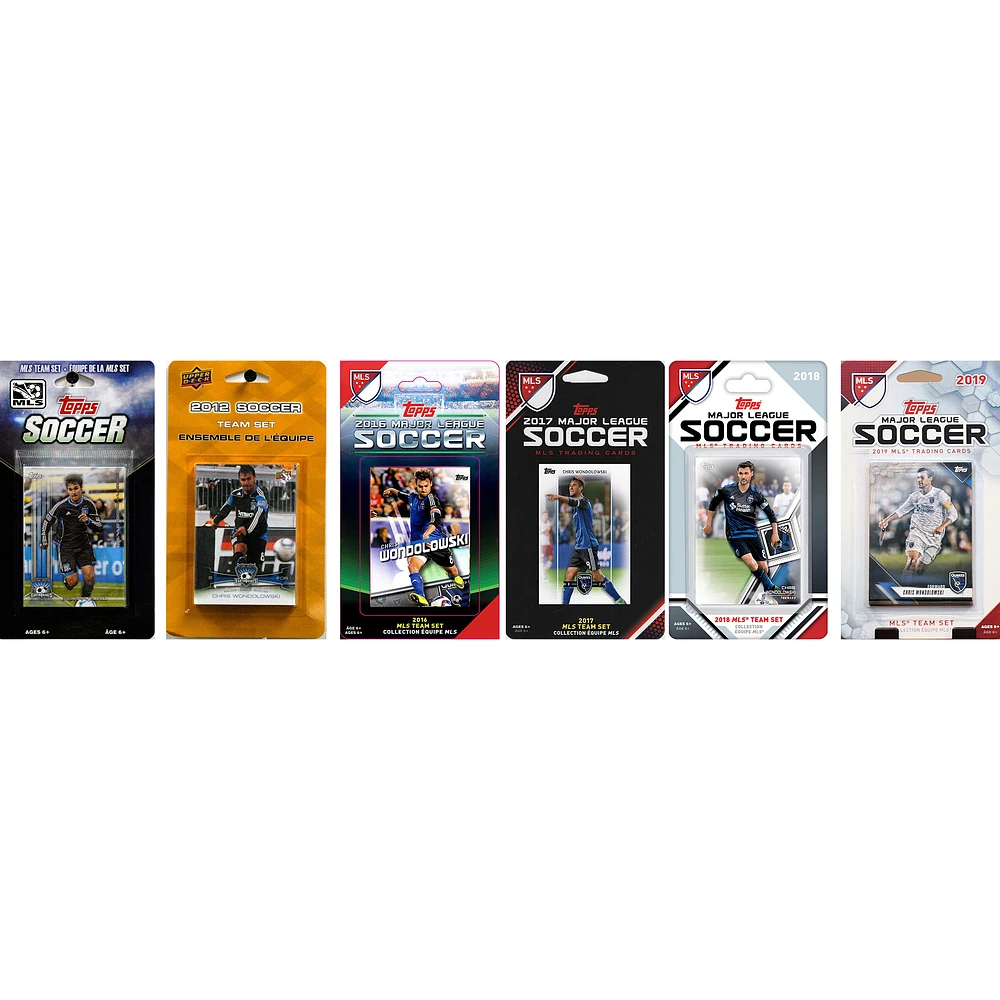 San Jose Earthquakes Trading Cards Team Sets
