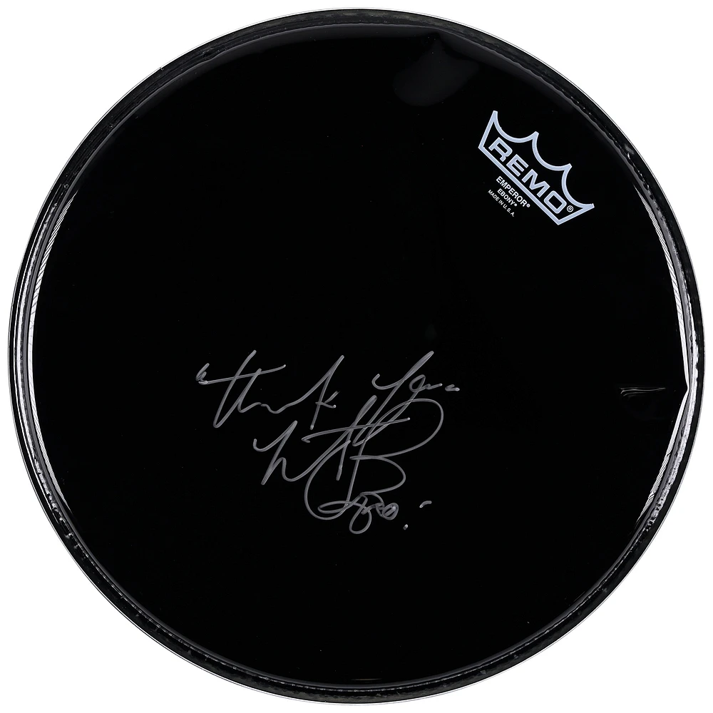 Charlie Watts Rolling Stones Autographed Drumhead - BAS