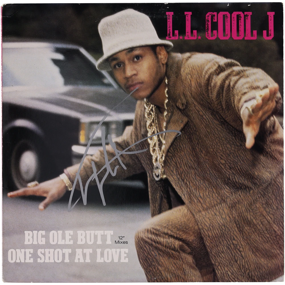 LL Cool J Autographed One Shot at Love Single Album - BAS