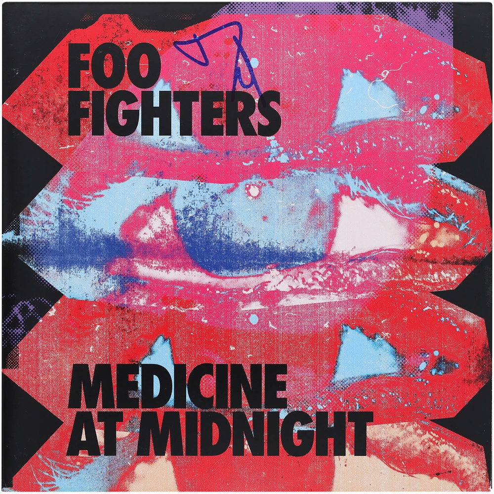 Dave Grohl Foo Fighters Autographed Medicine At Midnight Album - BAS