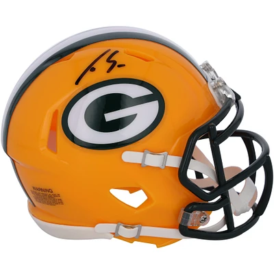 Luke Musgrave Green Bay Packers Autographed Riddell Speed Mini Helmet