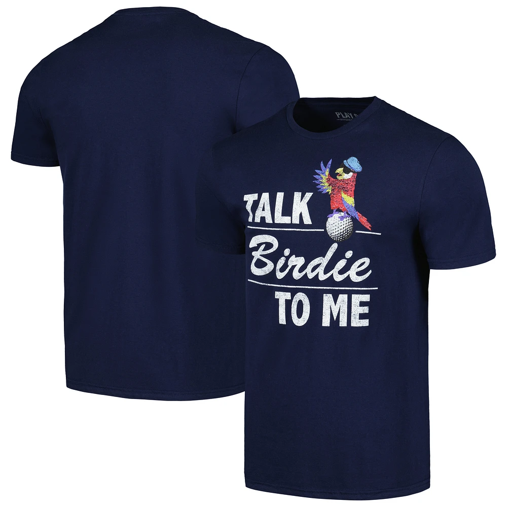 Unisex Margaritaville Navy Talk Birdie To Me T-Shirt