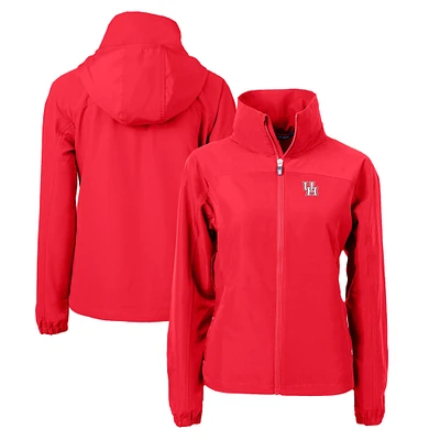 Women's Cutter & Buck Houston Cougars Charter Eco Recycled Full-Zip Jacket