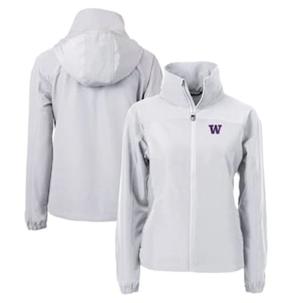 Women's Cutter & Buck Washington Huskies Charter Eco Recycled Full-Zip Jacket
