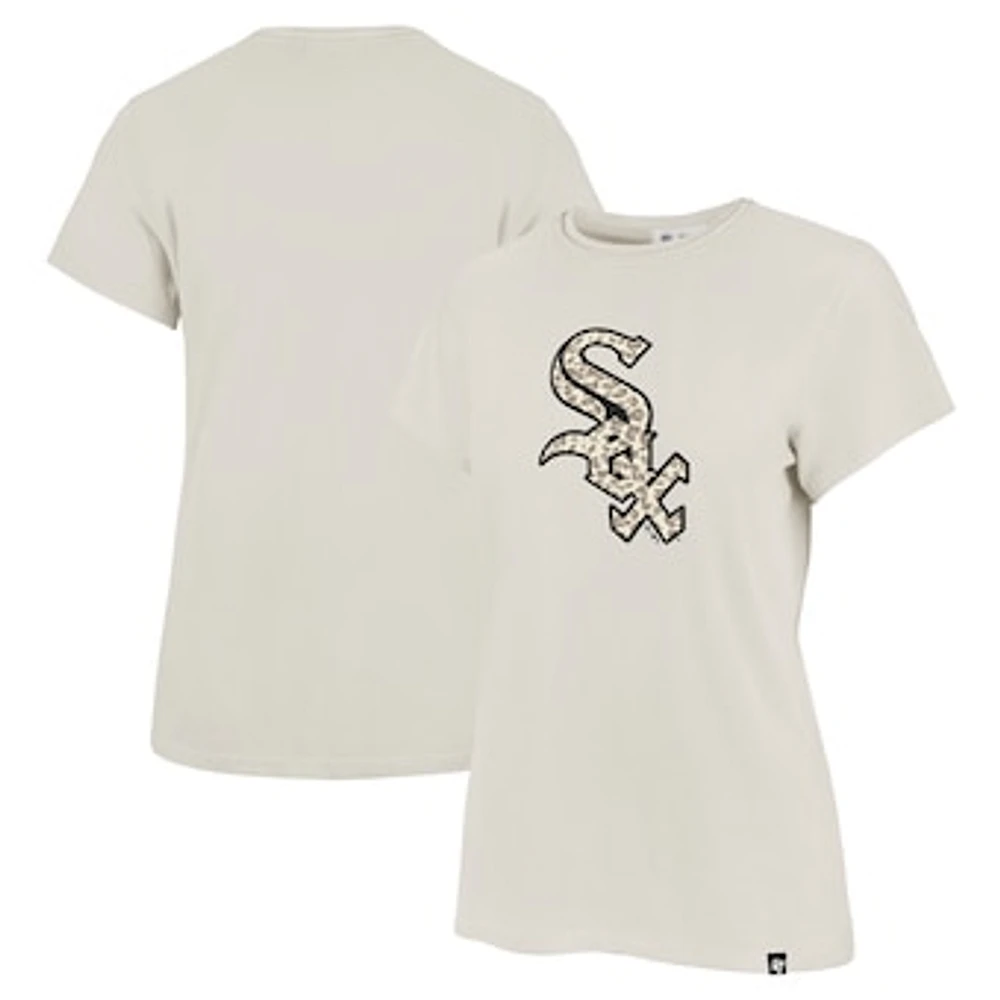 Women's '47 Oatmeal Chicago White Sox Panthera Frankie T-shirt