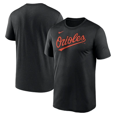 Men's Nike Black Baltimore Orioles Legend Fuse Wordmark T-Shirt