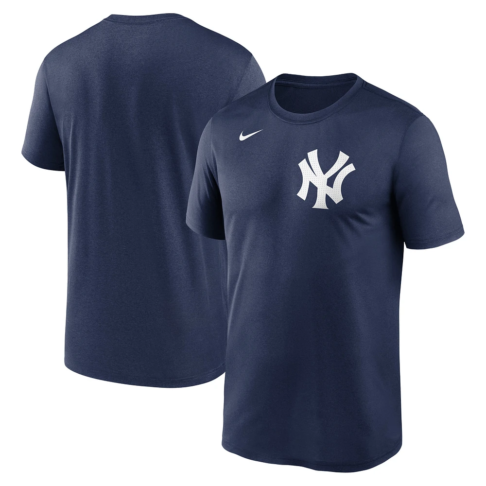 Men's Nike Navy New York Yankees Legend Fuse Wordmark T-Shirt