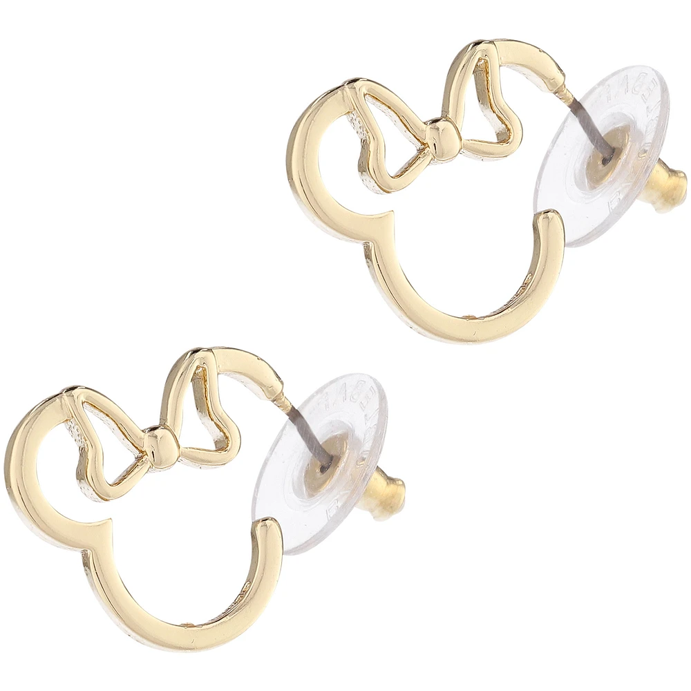 Women's BaubleBar Minnie Mouse Outline Earrings