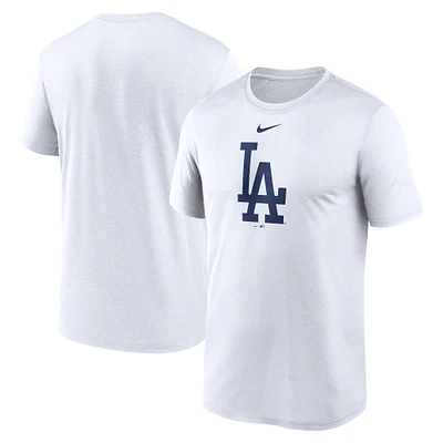 Men's Nike White Los Angeles Dodgers Legend Fuse Large Logo Performance T-Shirt