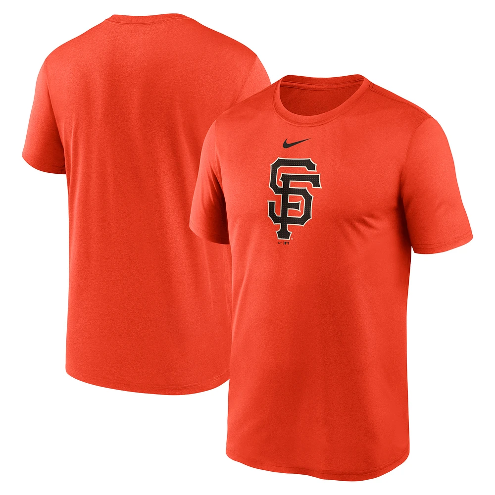 Men's Nike Orange San Francisco Giants Legend Fuse Large Logo Performance T-Shirt