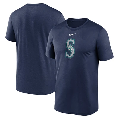Men's Nike Navy Seattle Mariners Legend Fuse Large Logo Performance T-Shirt