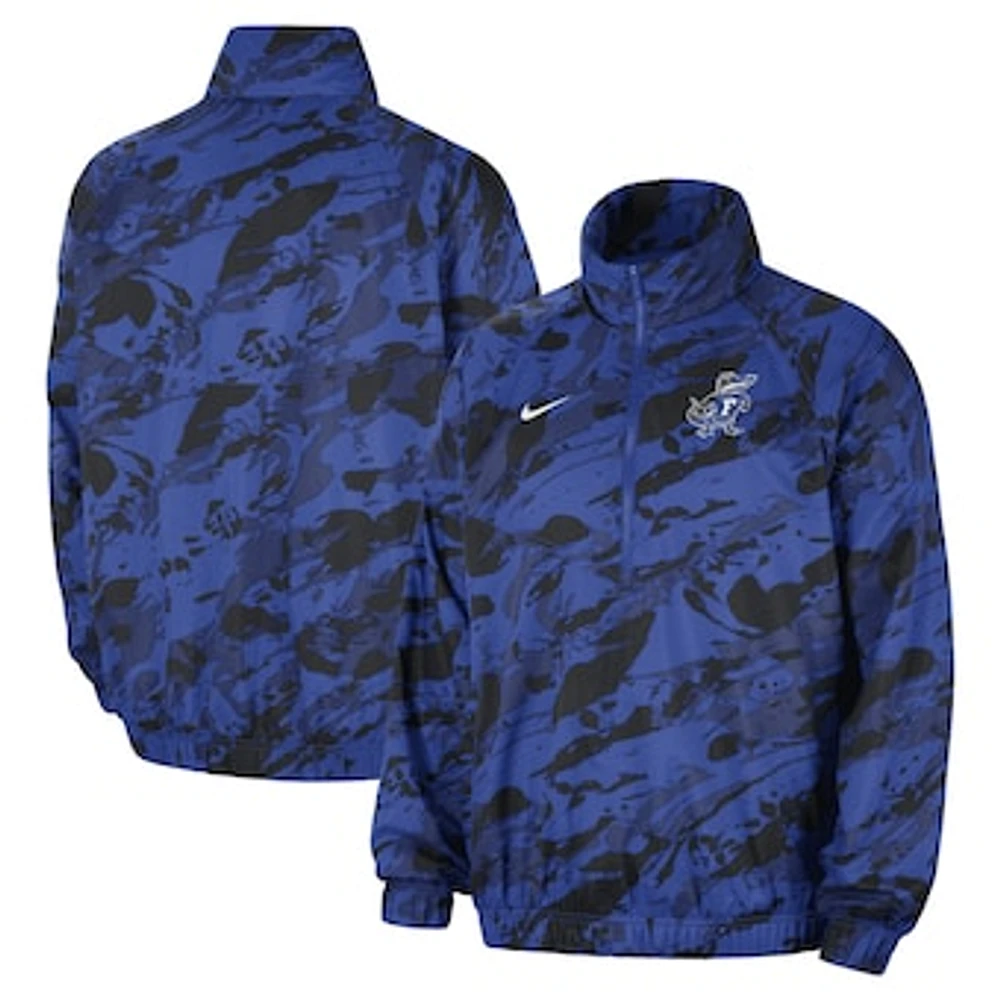 Men's Nike Royal Florida Gators Anorak Half-Zip Jacket