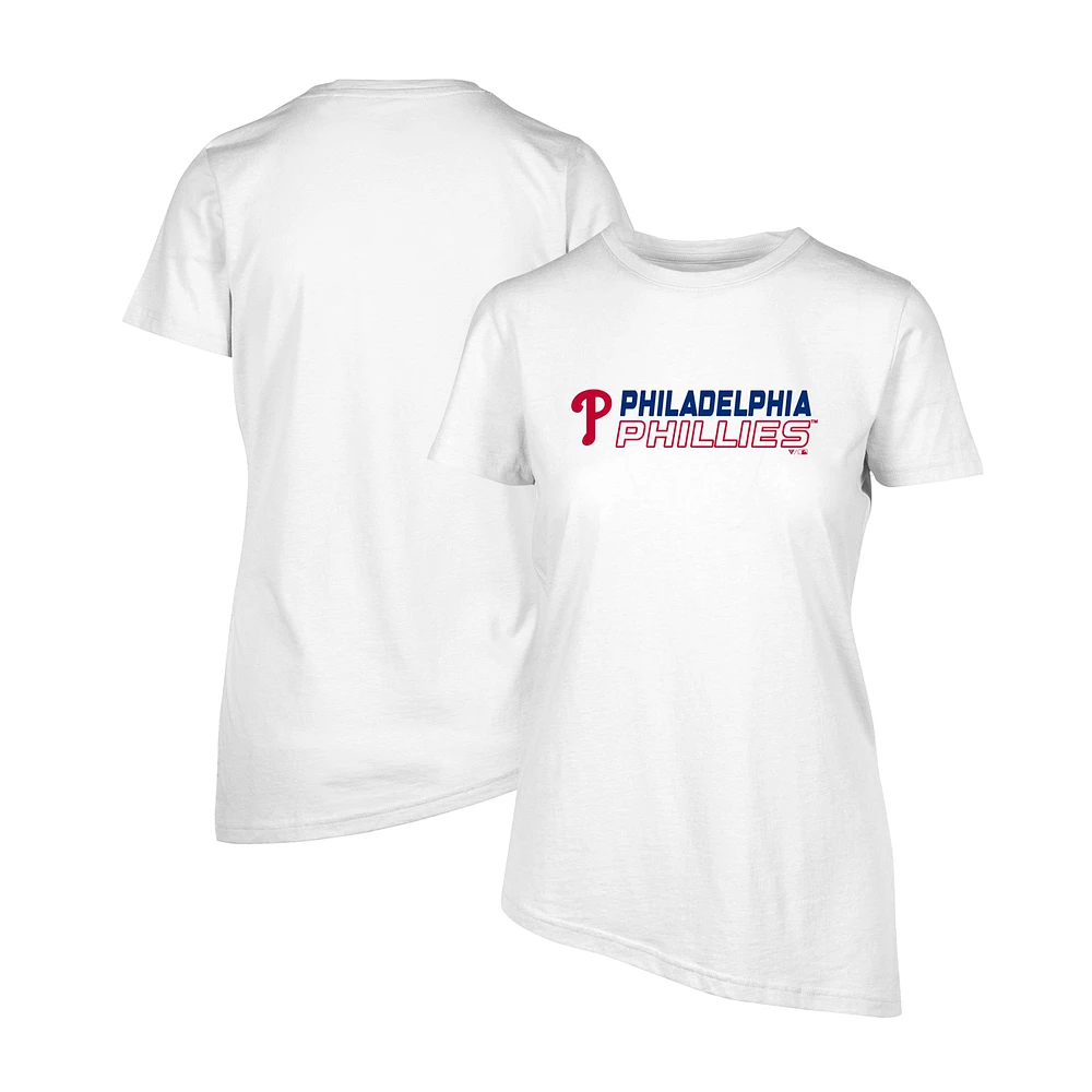 Women's Levelwear White Philadelphia Phillies Birch Chase T-Shirt