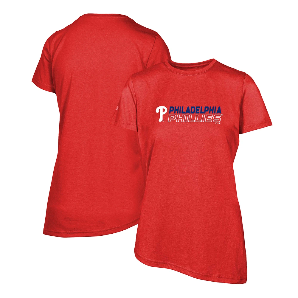 Women's Levelwear Red Philadelphia Phillies Birch Chase T-Shirt