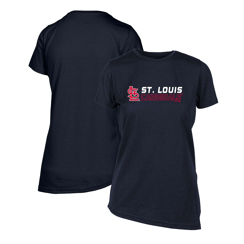 Women's Levelwear Navy St. Louis Cardinals Birch Chase T-Shirt