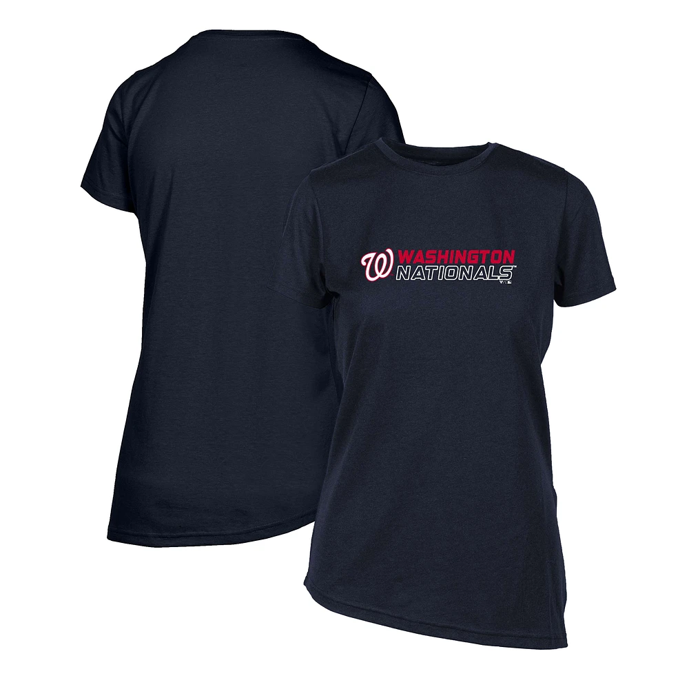 Women's Levelwear Navy Washington Nationals Birch Chase T-Shirt