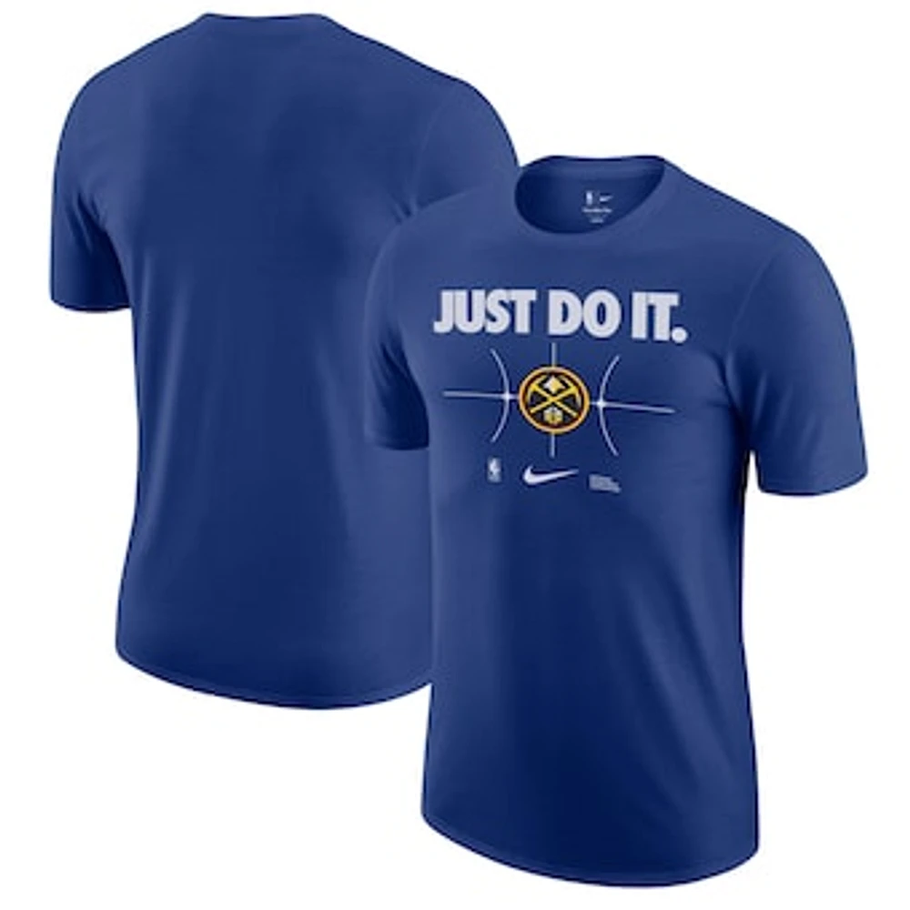 Men's Nike Navy Denver Nuggets Just Do It T-Shirt