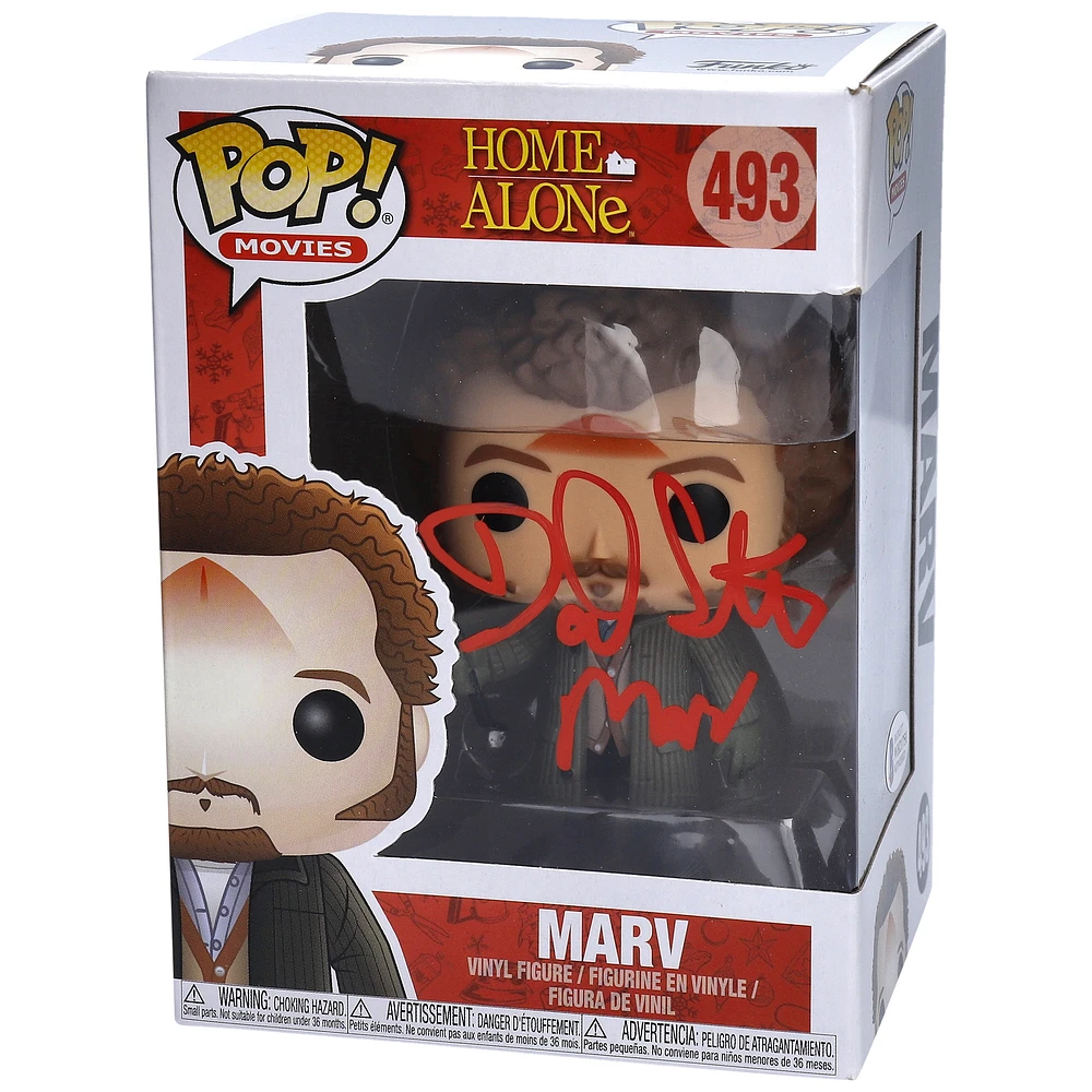 Daniel Stern Home Alone Autographed Marv #493 Red Funko Pop! with "Marv" Inscription - BAS