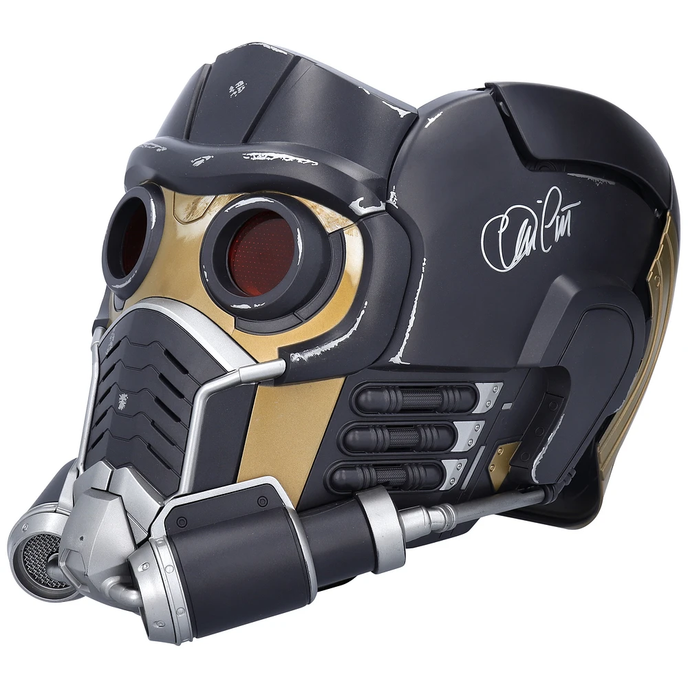 Chris Pratt Autographed Marvel Legends Star Lord Helmet