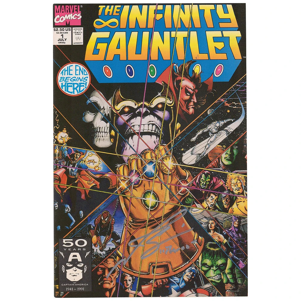 Josh Brolin Autographed Avengers Comic #1 with "Thanos" Inscription