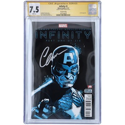 Chris Evans Captain America Autographed Infinity #1 Comic Book - CGC Graded 7.5