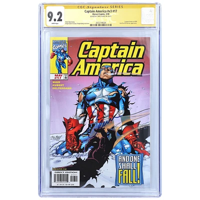 Chris Evans Captain America Autographed Captain America #17 Comic Book - CGC Graded 9.2