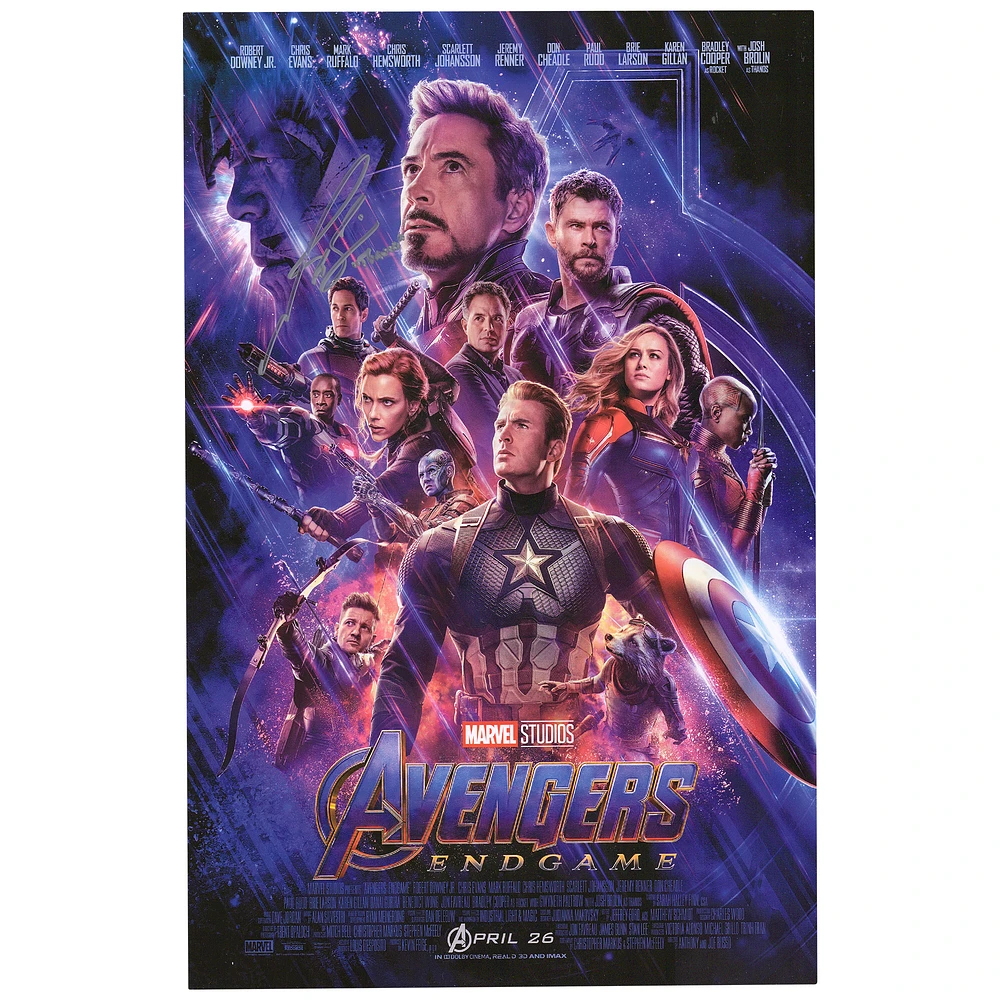 Josh Brolin Autographed Avengers End Game 11" x 17" Movie Poster with "Thanos" Inscription