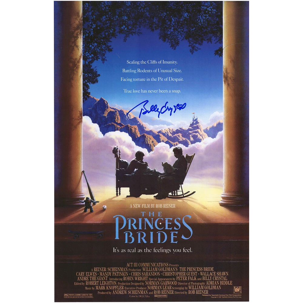 Billy Crystal The Princess Bride Autographed 11" x 17" Movie Poster