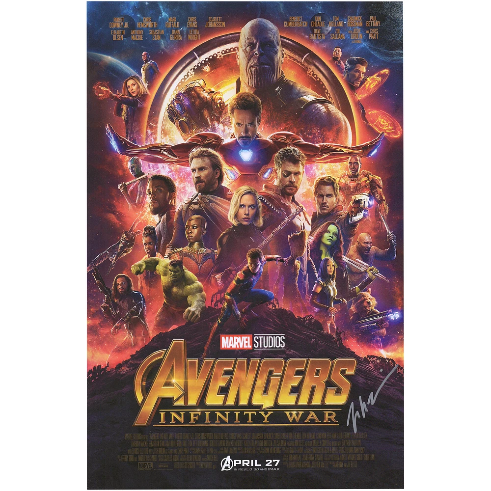 Peter Dinklage The Avengers: Infinity War Autographed 11" x 17" Movie Poster