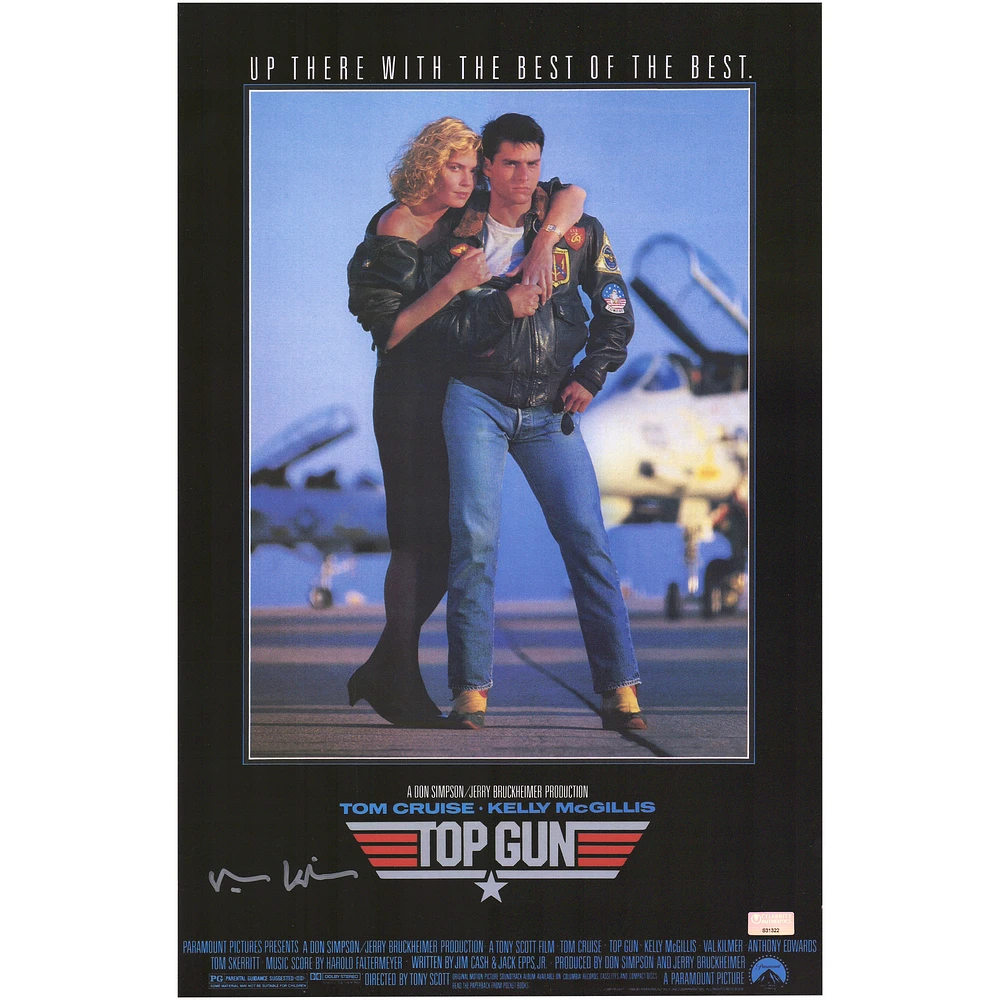 Val Kilmer Top Gun Autographed 11'' x 17'' Movie Poster