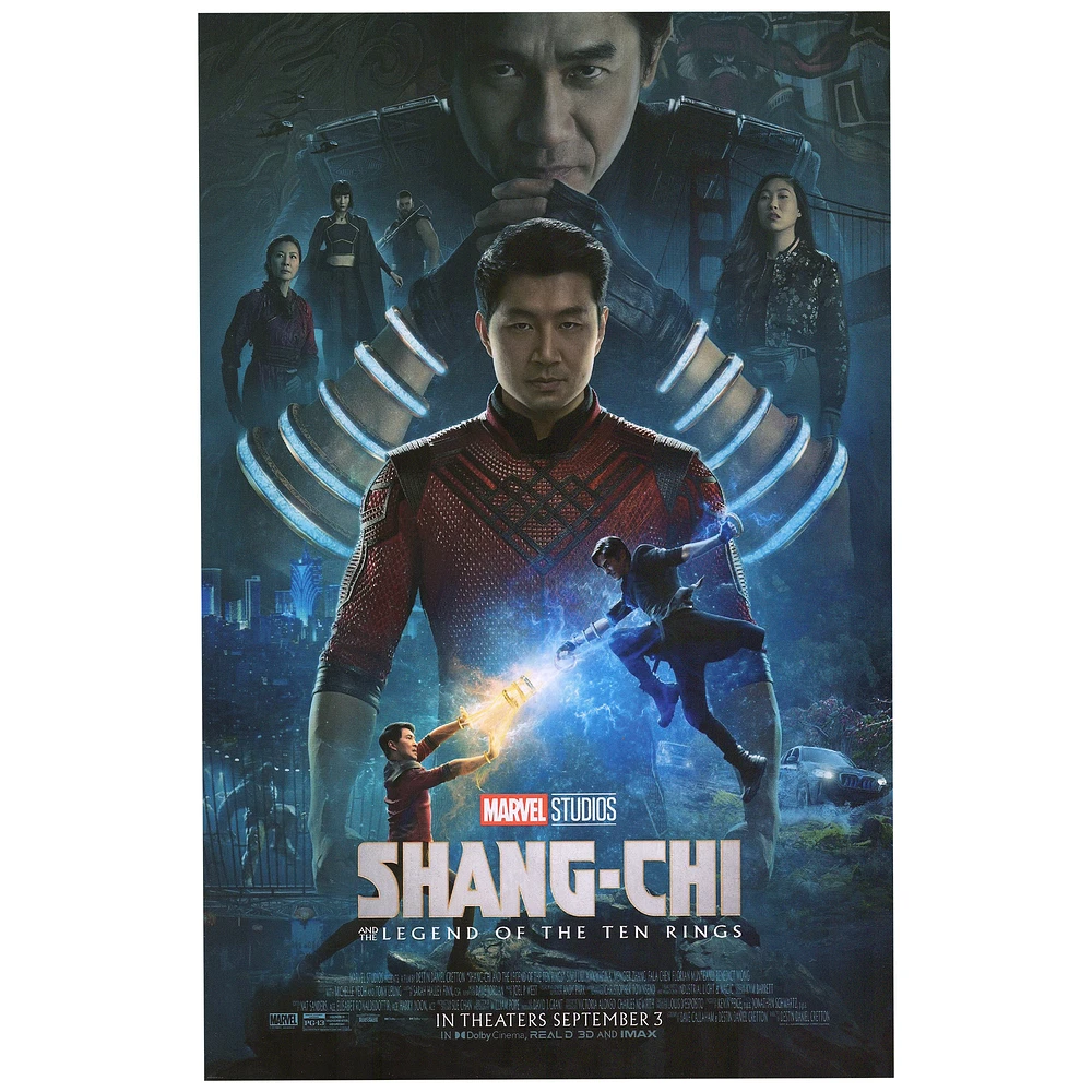 Simu Liu Autographed Shang-Chi and the Legend of the Ten Rings 11" x 17" Movie Poster