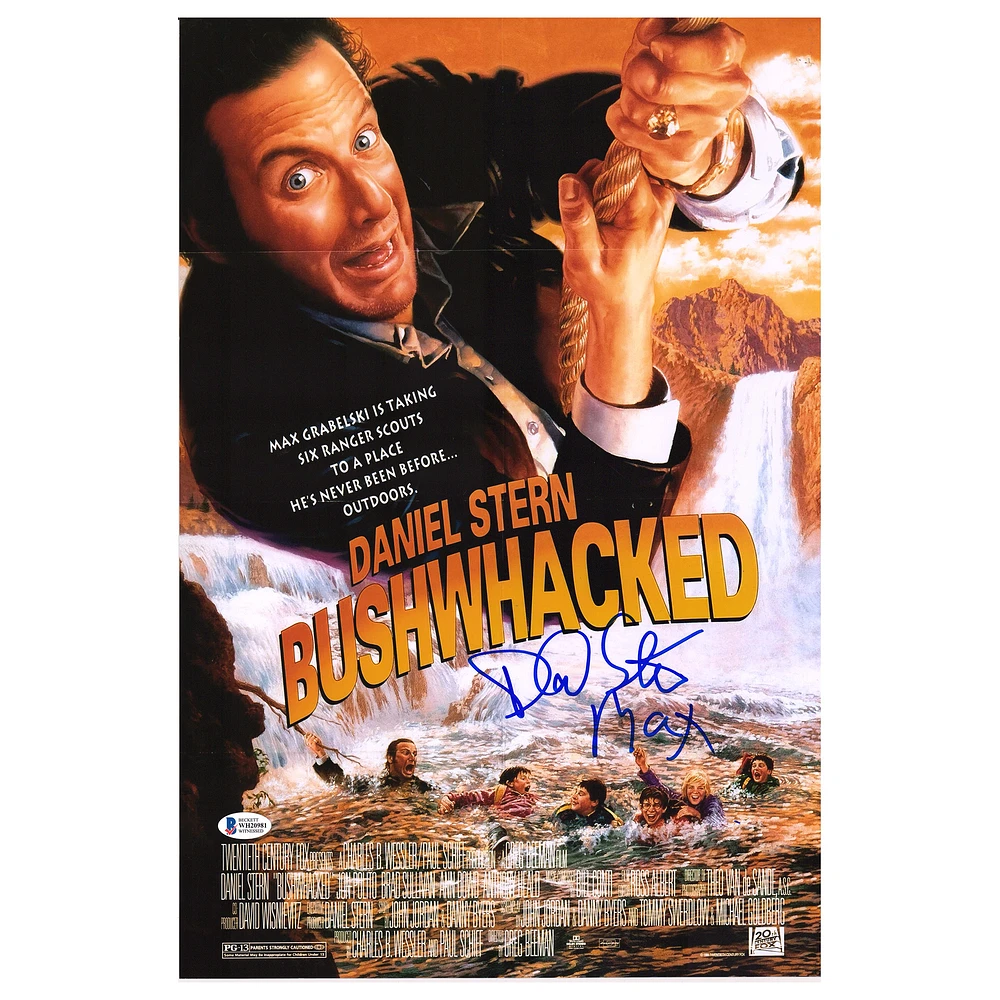 Daniel Stern Bushwhacked Autographed 12" x 18" Movie Poster with "Max" Inscription - Beckett
