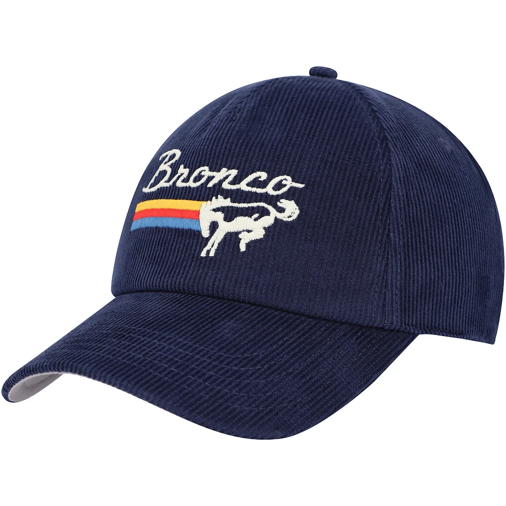 Men's American Needle Navy Bronco Roscoe Corduroy Adjustable Hat