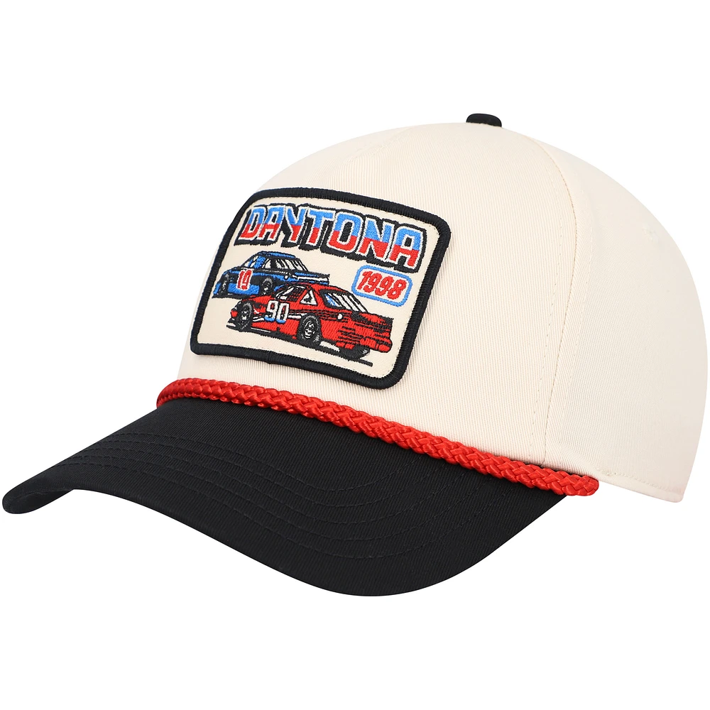 Men's American Needle Cream/Black Daytona Roscoe Adjustable Hat