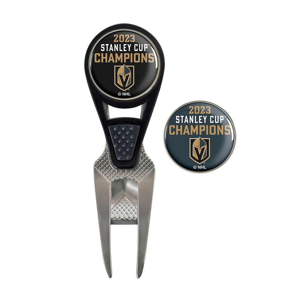 WinCraft Vegas Golden Knights 2023 Stanley Cup Champions CVX Repair Tool & Ball Marker Set