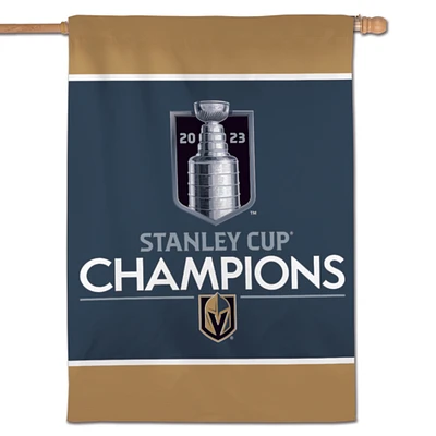 WinCraft  Vegas Golden Knights 2023 Stanley Cup Champions Double-Sided 28'' x 40'' Vertical Banner