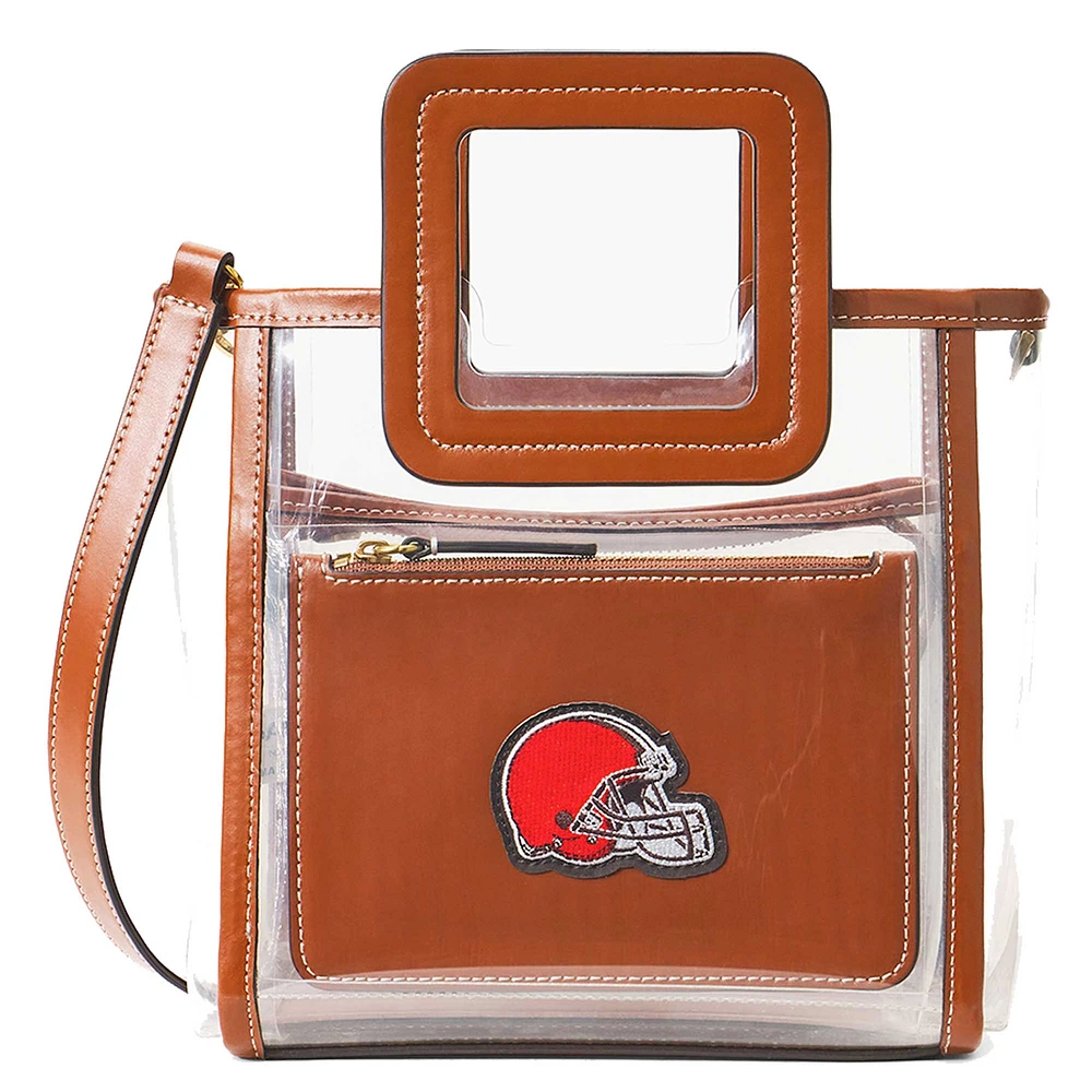 Women's STAUD Cleveland Browns Clear Mini Shirley Bag