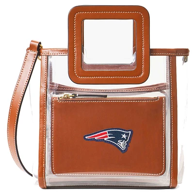 Women's STAUD New England Patriots Clear Mini Shirley Bag