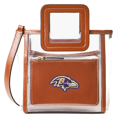 Women's STAUD Baltimore Ravens Clear Mini Shirley Bag