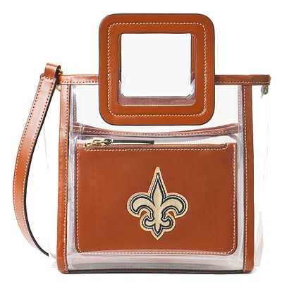 Women's STAUD New Orleans Saints Clear Mini Shirley Bag