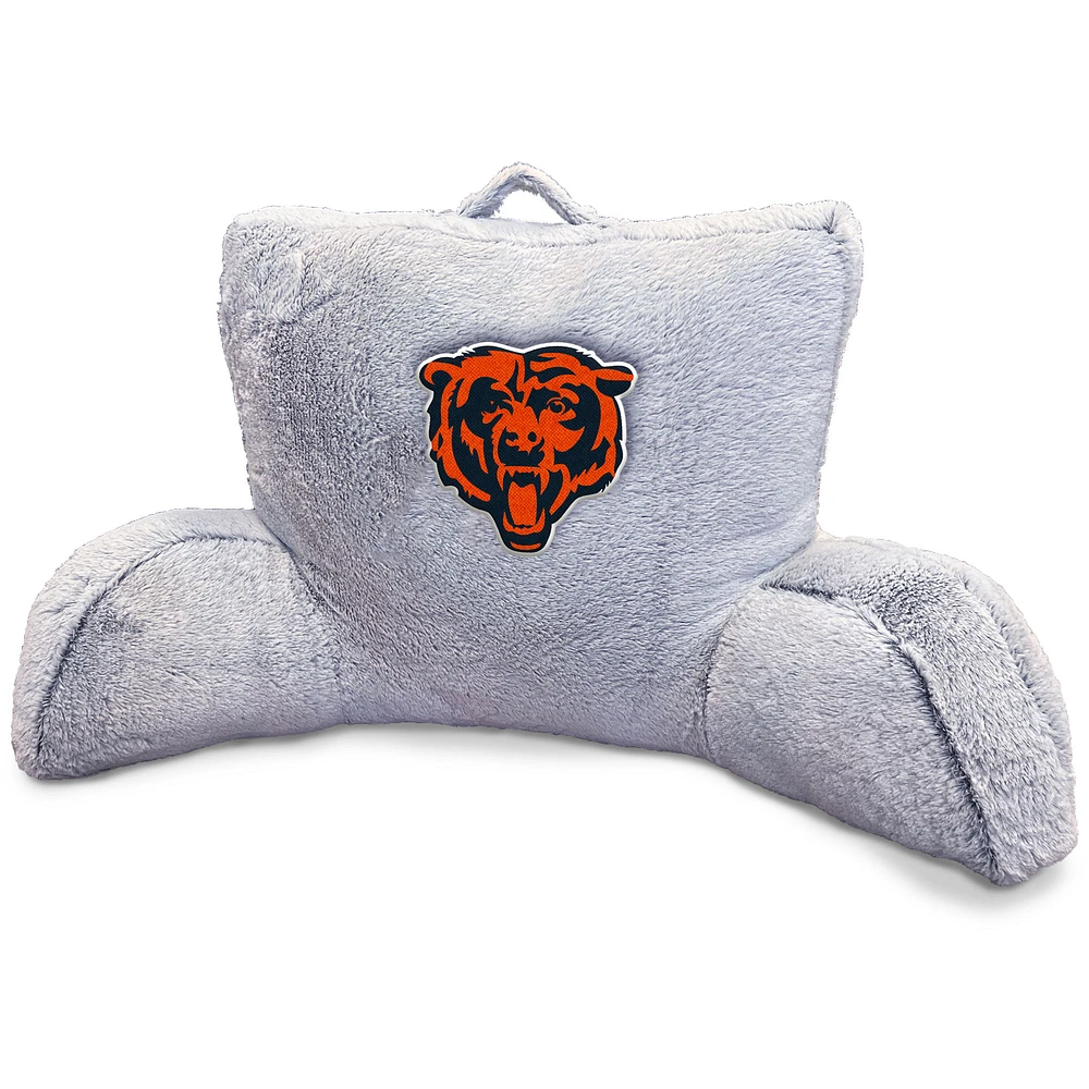 Chicago Bears Faux Fur Logo Backrest