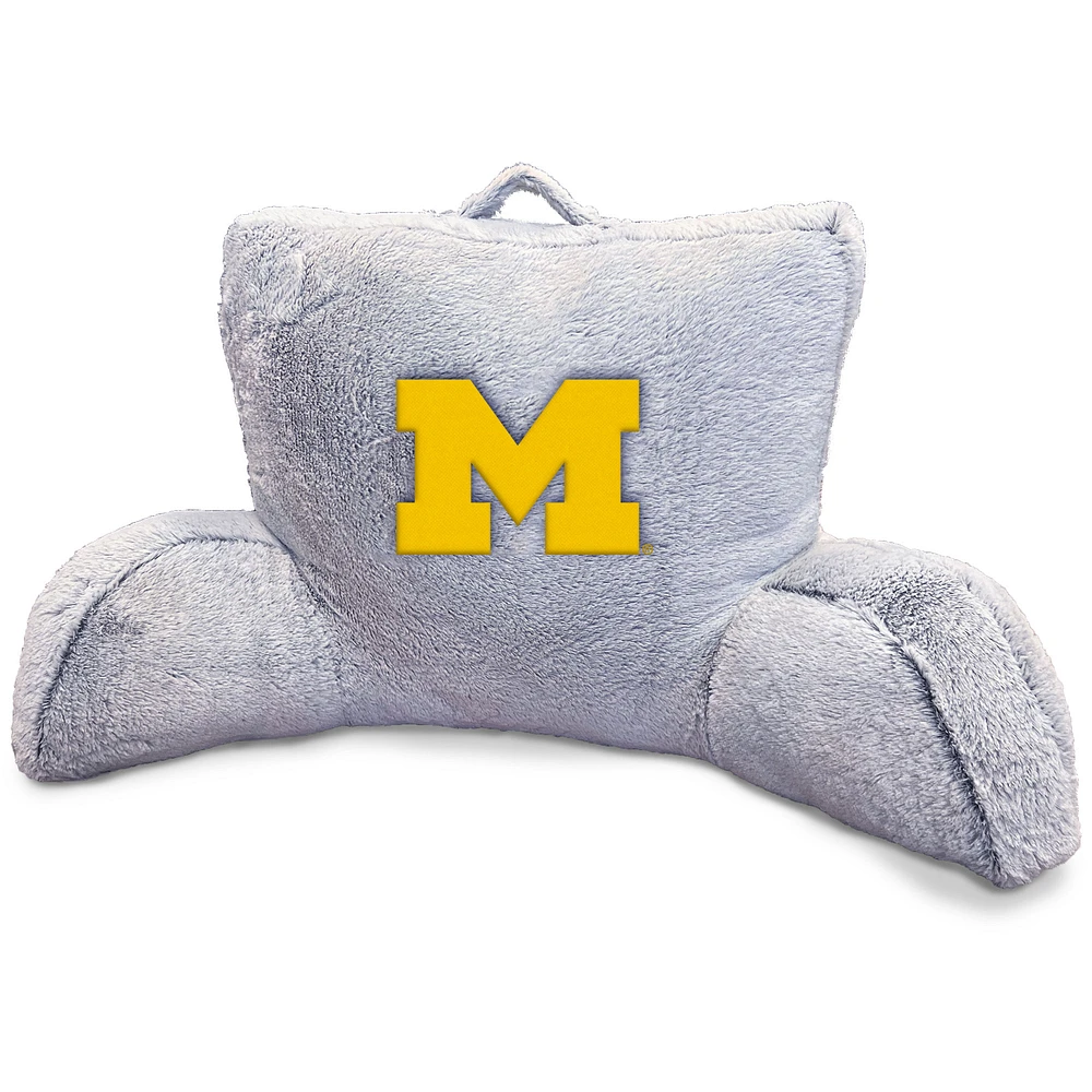 Michigan Wolverines Faux Fur Logo Backrest