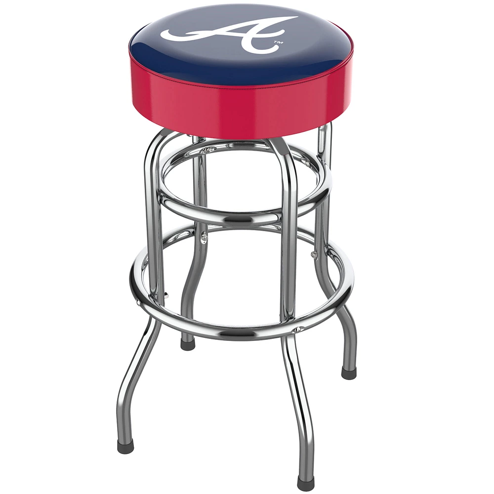 Imperial Atlanta Braves Team Chrome Bar Stool