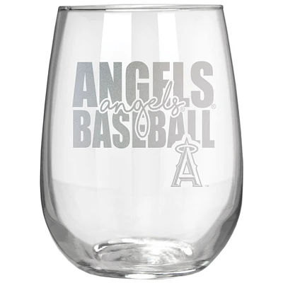 Los Angeles Angels Etched 17oz. City Stemless Wine Glass