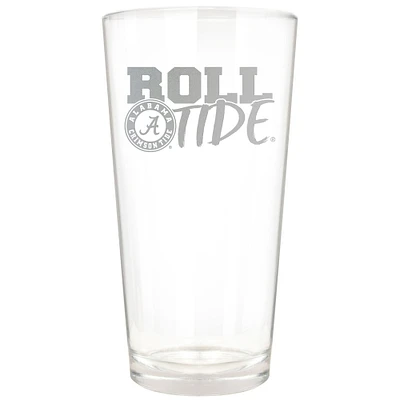 Alabama Crimson Tide Etched 16oz. Rally Cry Pint Glass