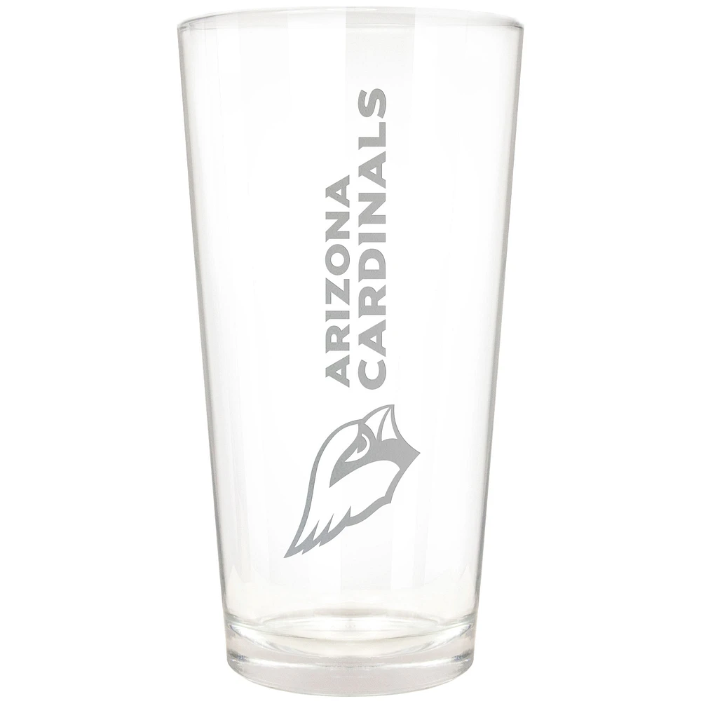 Arizona Cardinals Etched 16oz. Vertical Rally Cry Pint Glass