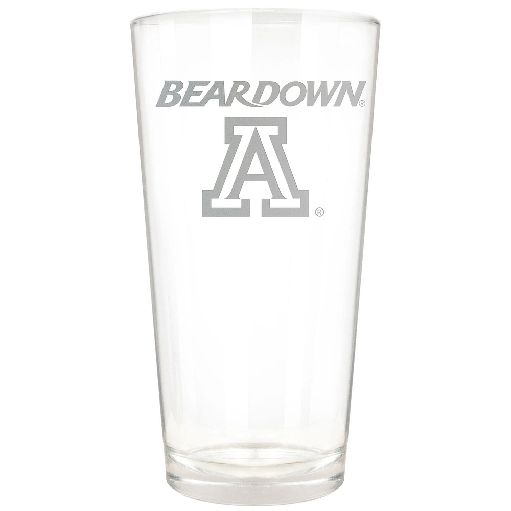 Arizona Wildcats Etched 16oz. Rally Cry Pint Glass