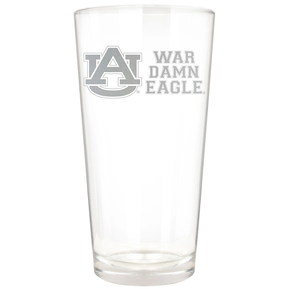 Auburn Tigers Etched 16oz. Rally Cry Pint Glass