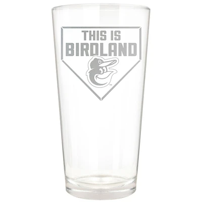 Baltimore Orioles Etched 16oz. Rally Cry Pint Glass