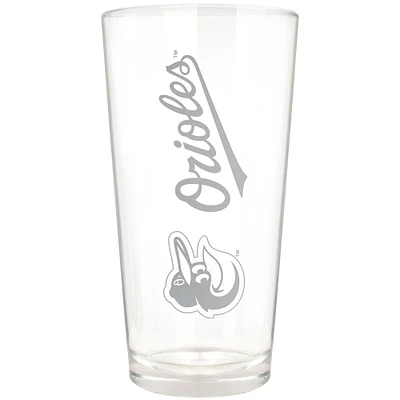 Baltimore Orioles Etched 16oz. Vertical Rally Cry Pint Glass